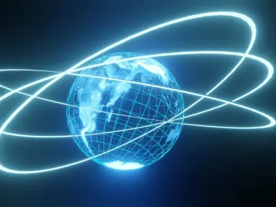 Holographic Earth  Free 3D model