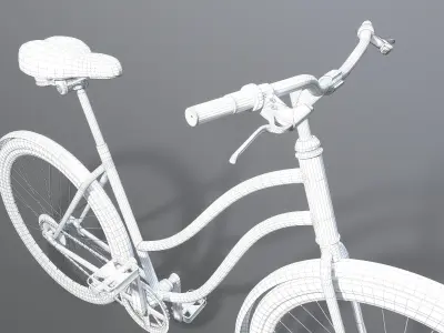 Bicycle - Bike Modern and Vintage Low-poly 3D model