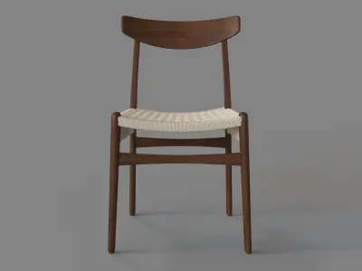 CH23 Side Chair 3D model