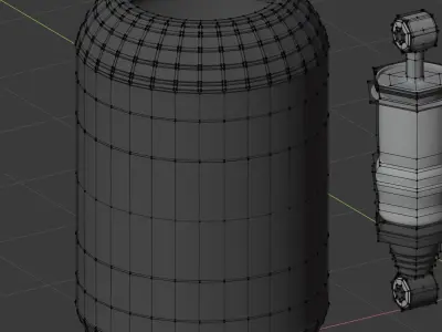 Set of trucks suspension 3D model