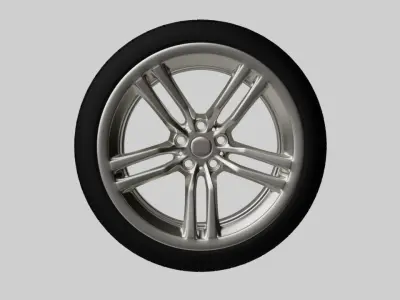 car tire 3D model 12