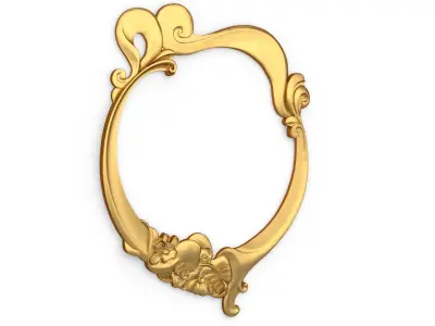 Frame mirror 3D model 25 3D print model