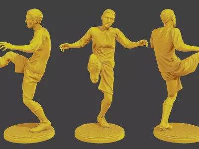 Soccer Player SP 009 3D print model