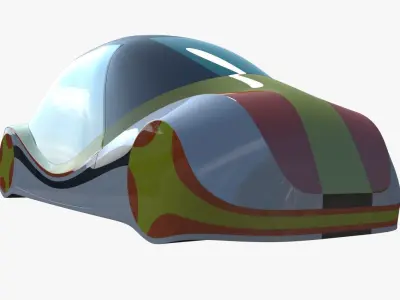 Future car III 3D model
