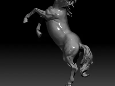 horse 3d model 3D print model 3D print model