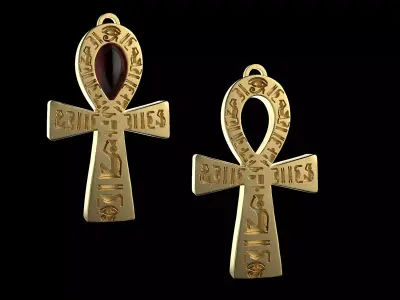 Cross Ankh  3D print model