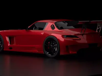 Mercedes amg sports car 3D model