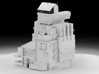 Post Apocalyptic Build 3D model