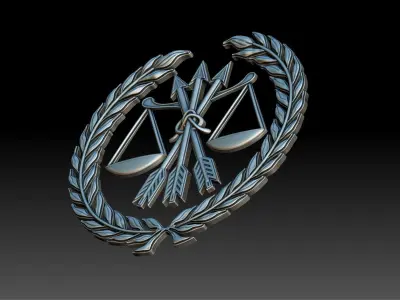 Scales and Wreath 3D print model