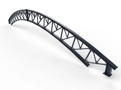 Truss 02 Low-poly 3D model