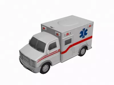 High-Quality Realistic Ambulance 3D Model 3D model