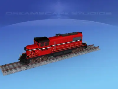 Diesel Locomotive V05 3D model