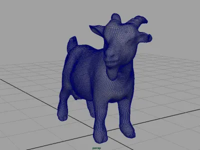 REALISTIC GOAT 3D model