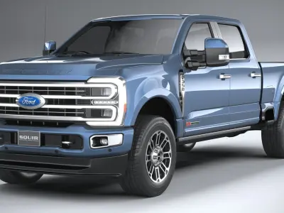 F350 Superduty Limited Edition 2023 3D model