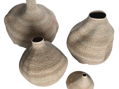 Bulawayo Garlic Gourd Uniqwa 3D model