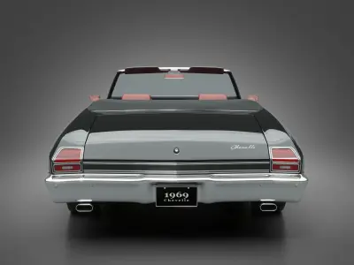 1969 Chevrolet Chevelle Convertible 3D model