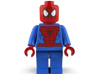 Spiderman Lego 3D model