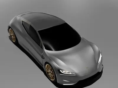 tesla 3D model