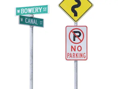 Traffic Sign  3D model