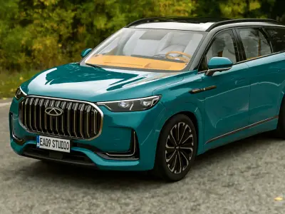 2024 Chery Tiggo 9 3D model