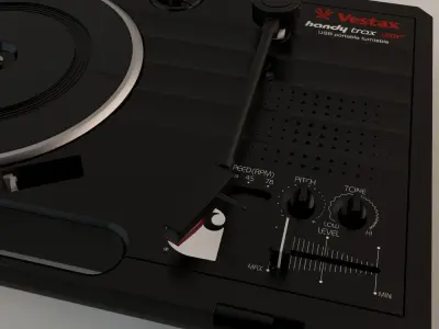 Vestax Carhartt Record Player 3D model