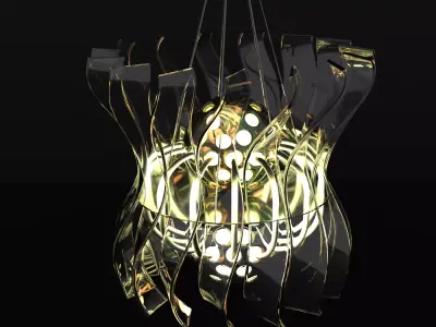 NEURAL LAMP CEILING 3D model