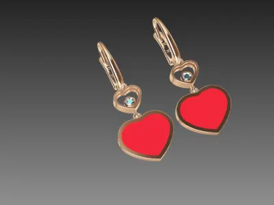 Chopard Earrings 3D print model