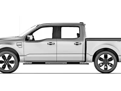  F-150 Lightning 2022 3D model