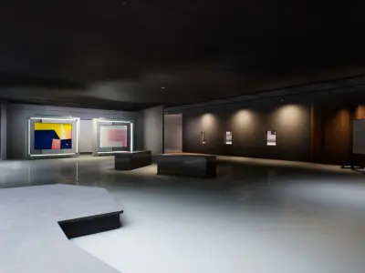 Twilight Courtyard Gallery Place 3D model