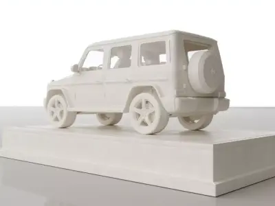 Mercedes-Benz-G500-2019-model-3dprinted model in clay 3D model