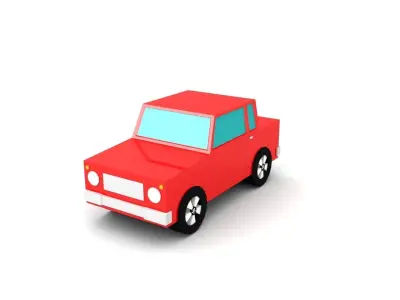 Low Poly Cars car Low-poly 3D model