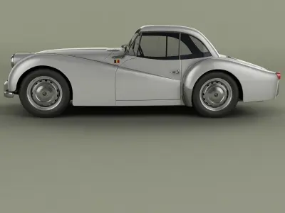 Triumph TR2 Francorchamps Coupe 3D model