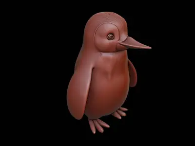 Penguin Animal Sculpture 3D print model purchase