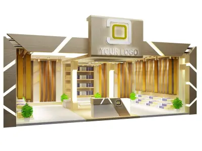  Booth Exhibition Stand a94 3D model