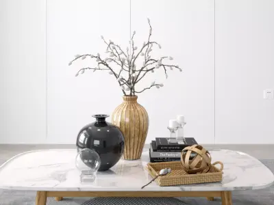 Modern vase decoration 3D model