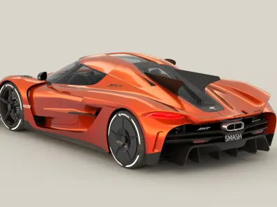 Koenigsegg Jesko Absolut 2020 3D model