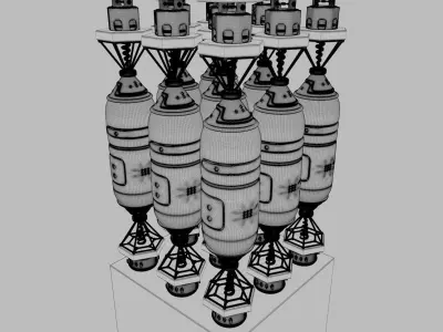 sci fi capsole Free 3D model