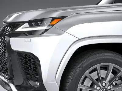 Lexus LX 600 US 2022 3D model