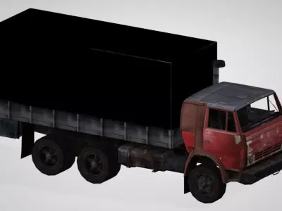 Vehicle - Truck 05 Low-poly 3D model