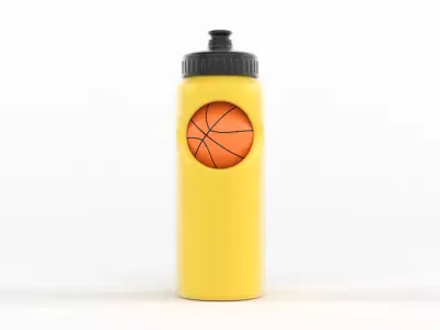 Water Bottle 3D model 10
