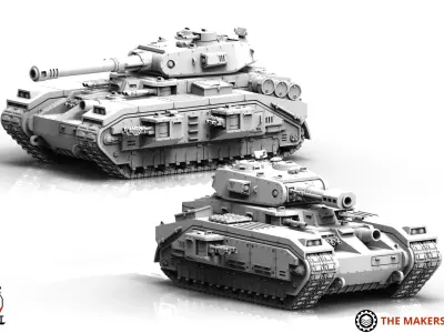 Universal Guard - Heavy Battle Tank 1 3D print model