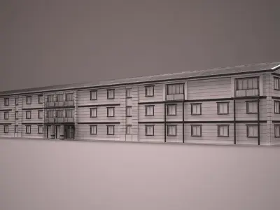 PREFABRICATED BUILDING 7 3D model