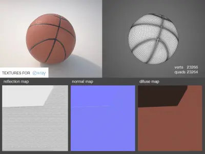 Basketball Ball 3D model