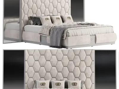 LUXOR Bed by Elve Luxury 3D model