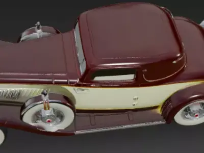 Antique Car 3d Model almost in all format 3D model