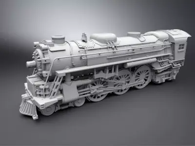 WW2 Troop Train Scale model  3D print model