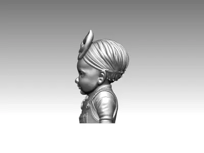 Girl  Doll  Sculpture 3D print model