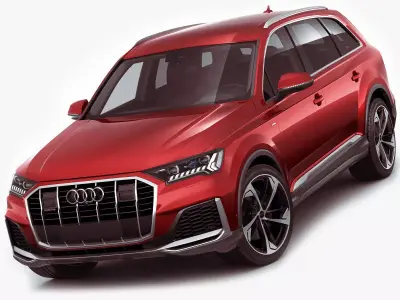 Audi Q7 2020 3D model