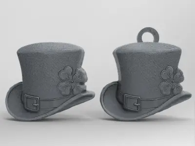 st patrick hat decor cnc  3D print model