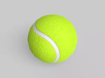 Tennis Ball Classic Standard Low-poly 3D model